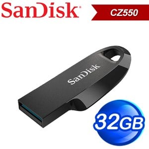 SanDisk CZ550 32G Ultra Curve USB3.2 隨身碟《黑》