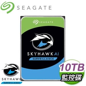 Seagate 希捷 監控鷹 SkyHawk AI 10TB 7200轉 256MB 監控硬碟(ST10000VE001-5Y)