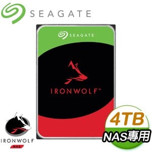 Seagate 希捷 那嘶狼 IronWolf 4TB 5400轉 NAS專用硬碟(ST4000VN006-3Y)