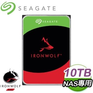 Seagate 希捷 那嘶狼 IronWolf 10TB 7200轉 NAS專用硬碟(ST10000VN000-3Y)