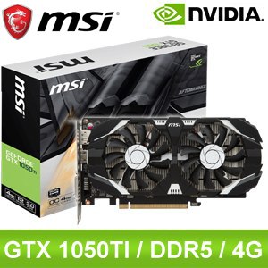 MSI 微星 GTX 1050 Ti 4GT OC 飆風版 顯示卡