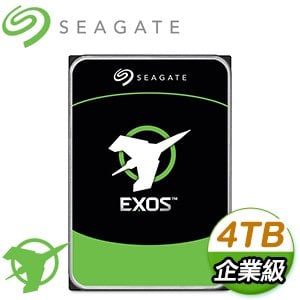 Seagate 希捷 企業號 4TB 3.5吋 7200轉 256M快取 SATA3 EXOS企業級硬碟(ST4000NM024B-5Y)