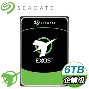 Seagate 希捷 企業號 6TB 3.5吋 7200轉 256M快取 SATA3 EXOS企業級硬碟(ST6000NM019B-5Y)