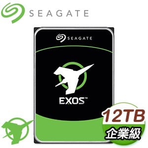 Seagate 希捷 企業號 12TB 3.5吋 7200轉 256M快取 SATA3 EXOS企業級硬碟(ST12000NM000J-5Y)