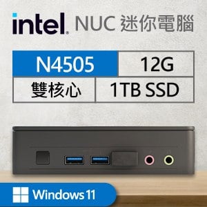 Intel系列【mini蹺蹺板】N4505雙核迷你電腦(12G/1T SSD/Win11