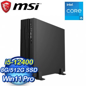 MSI 微星 PRO DP130 12-296TW 桌上型電腦(i5-12400/8G/512G SSD/Win11 Pro)