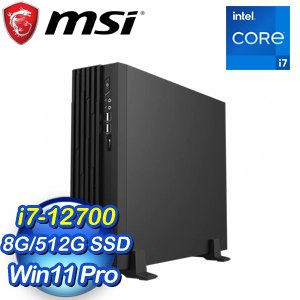 MSI 微星 PRO DP130 12-292TW 桌上型電腦(i7-12700/8G/512G SSD/Win11 Pro)