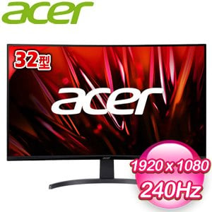 ACER 宏碁 ED320Q X 32型 240Hz 曲面廣視角螢幕