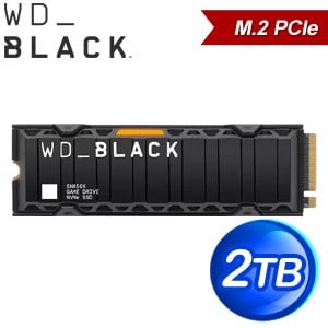 WD 威騰 黑標 SN850X 2TB M.2 NVMe PCIe SSD固態硬碟(附散熱片/讀:7300M/寫:6600M) WDS200T2XHE