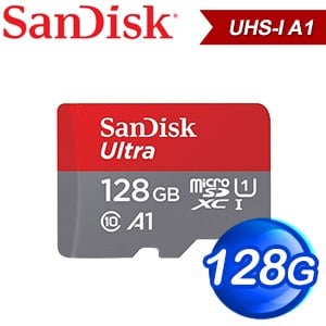 SanDisk 128GB Ultra Micro SDXC A1 UHS-I 記憶卡(140MB/s) 無轉卡