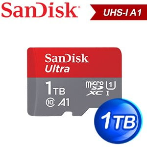 SanDisk 1TB Ultra Micro SDXC A1 UHS-I 記憶卡(150MB/s) 無轉卡