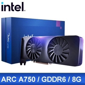 Intel Arc A750 8G 28 Xe Cores 顯示卡(送INTEL Arc 紫爆遊戲禮包)