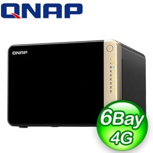 QNAP 威聯通 TS-664-4G 6Bay NAS 網路儲存伺服器
