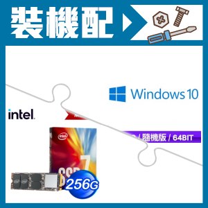 ☆裝機配★ Windows 10 64bit 隨機版《含DVD》+Intel 760p 256G M2 SSD 彩盒全球保固