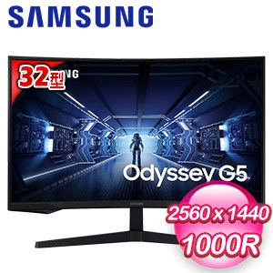 Samsung 三星 C32G55TQBC 32型 2K 144Hz 曲面電競螢幕