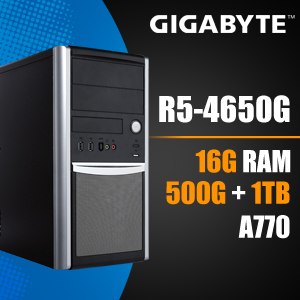 Gigabyte 技嘉 AB4650G A770 16G 桌上型電腦(4650G/16G/500G+1T)