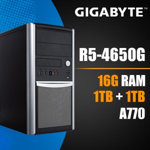 Gigabyte 技嘉 AB4650G A770 16G 桌上型電腦(4650G/16G/1T+1T)