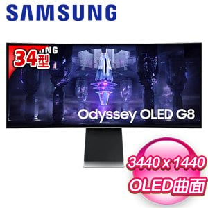 Samsung 三星 S34BG850SC 34型 OLED曲面電競顯示器螢幕