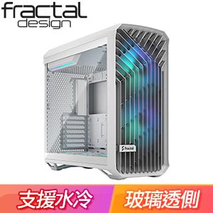 Fractal Design Torrent RGB TG Clear 玻璃透側 E-ATX機殼《白》FD-C-TOR1A-07
