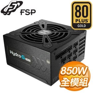 FSP 全漢 Hydro G PRO 850W 金牌 全模組 ATX3.0(PCIe5.0)電源供應器 HG2-850 GEN5 (10年保)