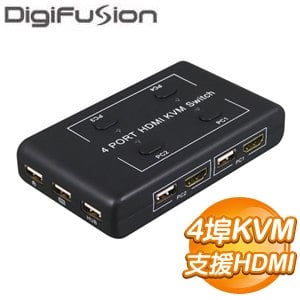 伽利略 HDMI 4K2K KVM 4埠電腦切換器 (HKVM4S)
