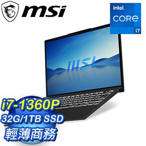 MSI 微星 Prestige 13Evo A13M-041TW 13.3吋輕薄商務筆電(i7-1360P/32G/1TB SSD/W11P)