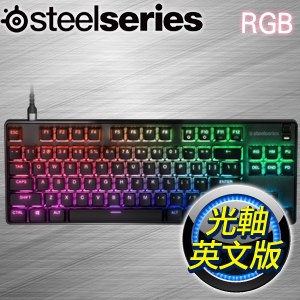 SteelSeries 賽睿 Apex 9 TKL 光軸 80% RGB 機械式鍵盤《英文版》