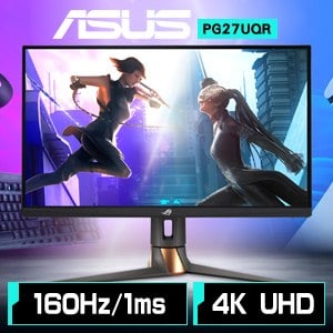 ASUS 華碩 ROG PG27UQR 27型 IPS 160Hz 4K 電競螢幕