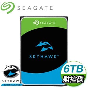 Seagate 希捷 監控鷹 SkyHawk 6TB 5400轉 256MB 監控硬碟(ST6000VX009-3Y)
