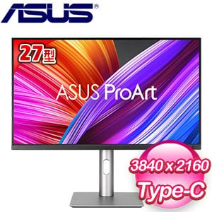 ASUS 華碩 ProArt PA279CRV 27型 4K IPS USB-C 專業繪圖螢幕