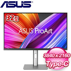 ASUS 華碩 ProArt PA329CRV 32型 4K IPS USB-C 專業繪圖螢幕