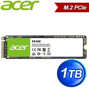 ACER 宏碁 FA100 1TB M.2 PCIe Gen3x4 SSD固態硬碟(讀:3300M/寫:2700M)