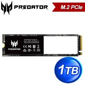 ACER 宏碁 Predator GM3500 1TB M.2 PCIe Gen3x4 SSD固態硬碟(讀:3400M/寫:3000M)