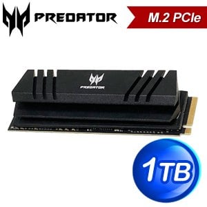 ACER 宏碁 Predator GM7000 1TB M.2 PCIe Gen4x4 SSD固態硬碟(含散熱片/讀:7400M/寫:6400M)