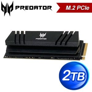 ACER 宏碁 Predator GM7000 2TB M.2 PCIe Gen4x4 SSD固態硬碟(含散熱片/讀:7400M/寫:6700M)