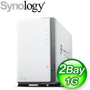 Synology 群暉 DiskStation DS223j 2Bay NAS網路儲存伺服器