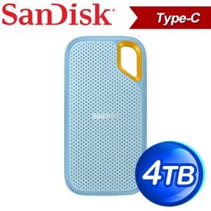 SanDisk E61 4TB Extreme Portable SSD Type-C 外接SSD固態硬碟《天藍》