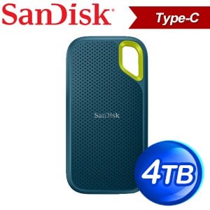 SanDisk E61 4TB Extreme Portable SSD Type-C 外接SSD固態硬碟《夜幕綠》