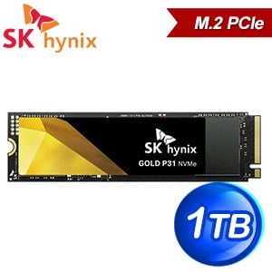 SK hynix 海力士 Gold P31 1TB M.2 PCIe 3.0 NVMe SSD【五年保】(讀:3500M/寫:3200M)