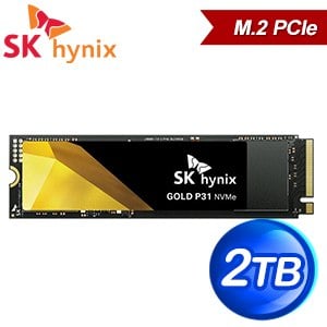 SK hynix 海力士 Gold P31 2TB M.2 PCIe 3.0 NVMe SSD【五年保】(讀:3500M/寫:3200M)