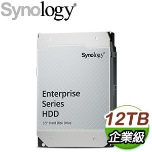 Synology 群暉 HAT5300 企業級 12TB 3.5吋 7200轉 256MB NAS硬碟(5年保)
