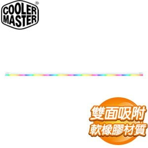 Cooler Master 酷碼 ARGB 炫彩發光燈條(自黏) 3M VHB雙面膠帶 MFX-GSHN40NNN-R1