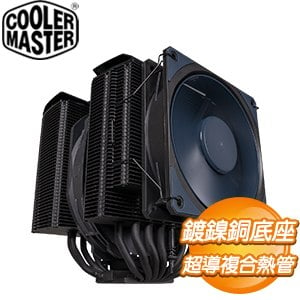 Cooler Master 酷碼 MA824 Stealth 雙風扇 8導管 黑化版散熱器 MAM-D8PN-318PK-R1