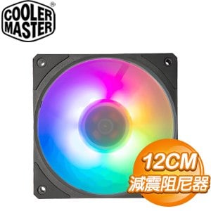 Cooler Master 酷碼 Mobius 120P 2400RPM ARGB 機殼風扇《黑》MFZ-M2DN-24NP2-R1