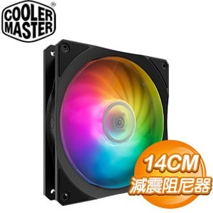 Cooler Master 酷碼 Mobius 140P 1900RPM ARGB 機殼風扇《黑》MFZ-M4DN-19NP2-R1