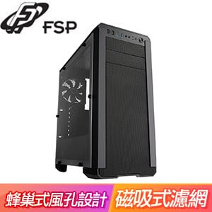 FSP 全漢【CMT280B V2】壓克力透側 ATX電腦機殼《黑》