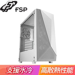 FSP 全漢 CMT195W 壓克力透側 ATX電腦機殼《白》