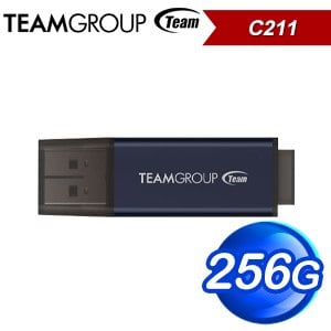 TEAM 十銓 C211 256GB 紳士碟 USB 3.2 隨身碟