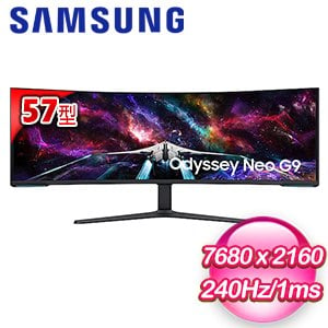 Samsung 三星 S57CG952NC Odyssey Neo G9 57型 Mini LED 4K 240Hz曲面電競螢幕