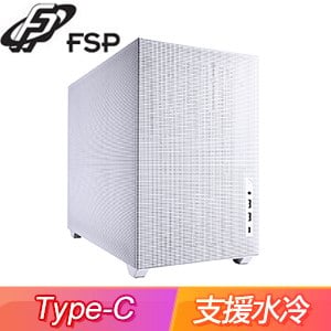 FSP 全漢【CST352】背插式主板 M-ATX電腦機殼《白》